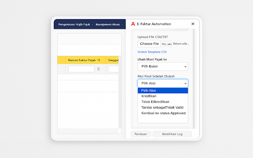 E-Faktur Automation :: Otomatisasikan Proses Kreditkan Pajak Masukan, Sekali Klik Beres Semua