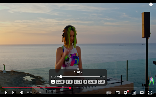 Speeder - YouTube Speed Controller :: Control the playback speed of YouTube videos for a comfortable viewing experience.