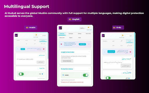 Al-Hudud: Block Haram, Browse Halal for Muslims :: Blocks haram content with Islamic values. Advanced adult/nsfw filtering system for safe, halal browsing.