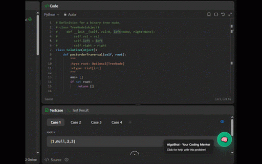 AlgoBhai - Your Coding Mentor :: AI-powered mentor that helps you understand and solve coding problems without giving away solutions