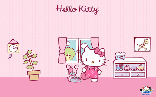 Sanrio Hello Kitty Cute Pink Playroom Live Wallpaper :: Transform your new tab into a cute pink playroom with Hello Kitty, featuring charming live HD wallpapers that bring joy to your...