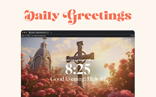Radical - Your Beautiful New Tab with Daily Bible Verse :: Turn your device into a daily reminder of faith, focus, and purpose. No distractions, just Scripture.