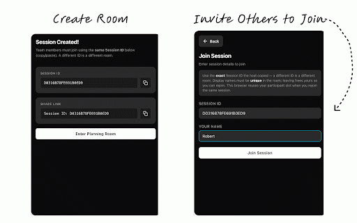 Planning Poker for Google Meet :: Planning poker in the Meet side panel: create sessions, vote, and sync estimates in real time.