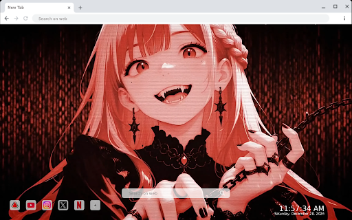 Gothic Vampire Anime Girl Live Wallpaper :: Transform your new tab with stunning Gothic Vampire Anime Girl live wallpapers in vibrant HD. Elevate your browsing experience!
