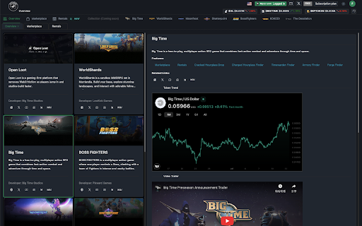 Kit Loot - (OpenLoot Ecosystem Toolkit) :: Big Time, WorldShards, Moonfrost, Shatterpoint, Boss Fighters, The Desolation, KOKODI...