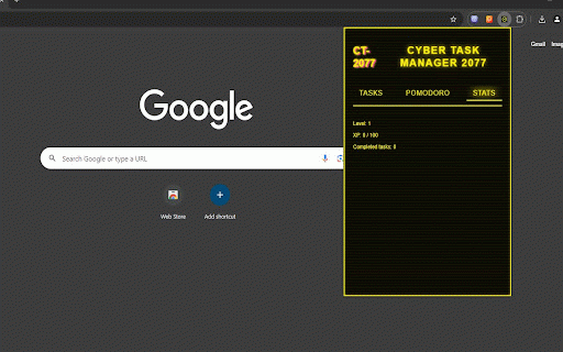Cyber Task Manager 2077 :: Une extension simple pour gérer vos tâches quotidiennes dans un style cyberpunk