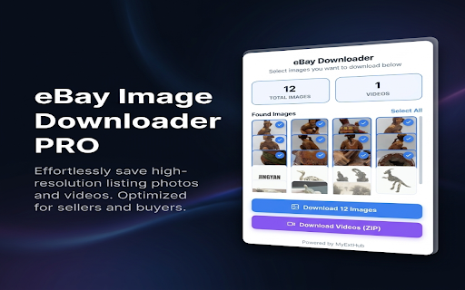 eBay Image Downloader & Video - MyExtHub :: Bulk download eBay product images & videos with one click.