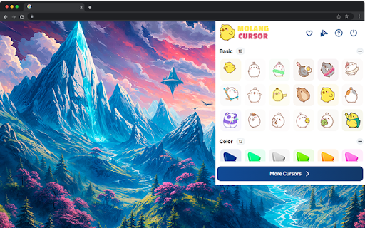 Molang Cursor - Kawaii Cursor for Chrome :: Hop online with Molang cursors. Perfect for fans of Piu Piu & fluffy bunnies !