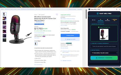 Easy MELI PRO :: Herramienta PRO para Vendedores de MercadoLibre. Optimización de títulos con IA.