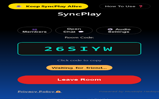 SyncPlay :: Instant synchronization for video play, pause, and seek