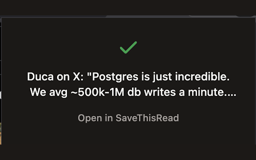 Save This Read :: One-click save to your SaveThisRead stash