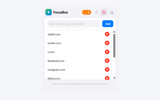 FocusBox :: FocusBox — Block distractions, track habits, and protect your deep work.