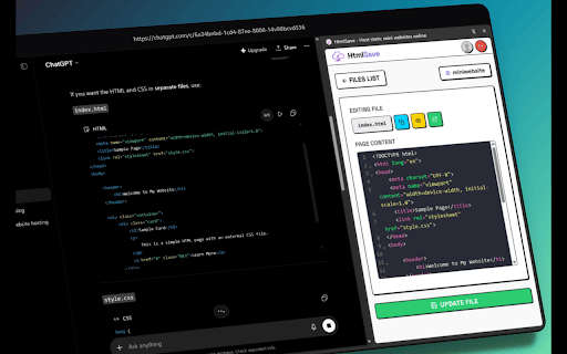 HtmlSave - Host static mini websites online :: Instantly save and host your static mini websites online.