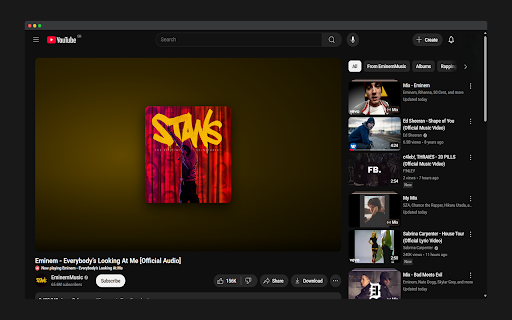 Video to Album Cover for YouTube & YT Music™ :: Replaces video on YouTube Music and YouTube with Spotify album cover for music videos