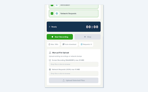 InsightEngine :: Capture screen recordings and network requests for IES troubleshooting and diagnostics