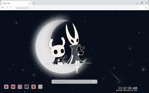 The Knigth and Hornet Live Wallpaper :: Transform your new tab with stunning live HD video wallpapers featuring The Knight and Hornet for an engaging experience.