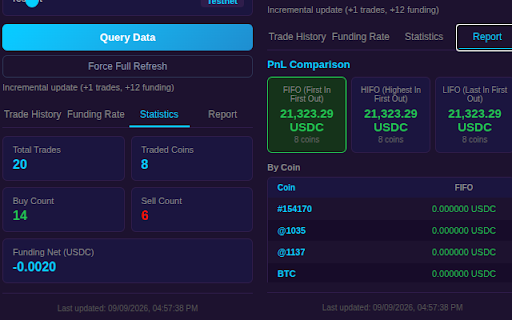 Hyperliquid Tax Helper :: Query and display Hyperliquid trading data to support tax planning.