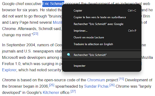 Search Selection :: Right-click selected text to search it on your preferred search engine, in a new tab.