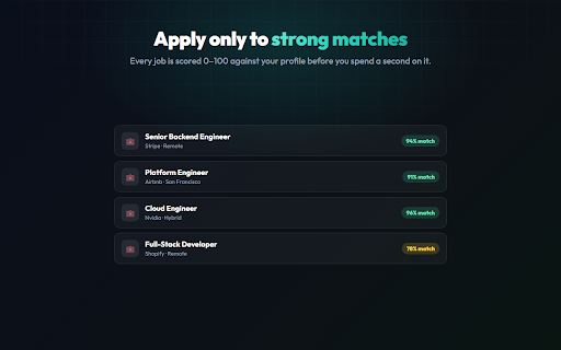 InterviewBoost Auto-Apply :: Auto-fill job application forms with AI-tailored answers from your profile, so you apply faster without retyping the same details.