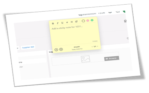 Cylexis Stickies for IFS Cloud (Free) :: Create, organize, and manage contextual sticky notes directly in IFS Cloud, linked to records, pages, and business objects.
