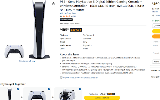 Amazon Prices In Your Currency :: See Amazon prices converted to your currency, on every page, automatically.