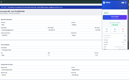 FillRight — Auto-Fill for Loan Officers :: Capture borrower data from your LOS and auto-fill lender portals in seconds. Built for mortgage professionals.