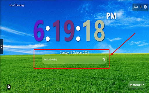 Big Digital Clock :: Big Digital Clock with Discover your Own Browser Homepage