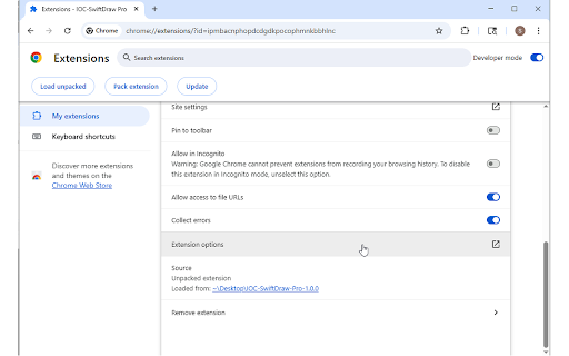 IOC-SwiftDraw Pro :: Fast, privacy-first OSINT Chrome extension: right-click any IOC to pivot instantly with customizable context menus.