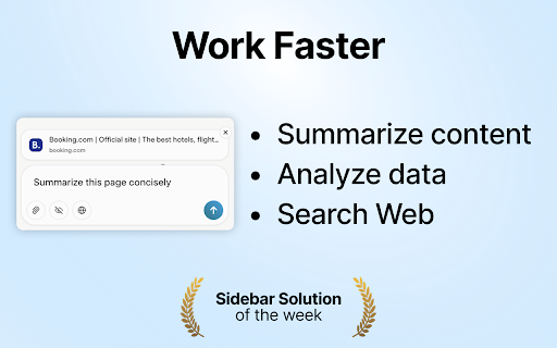 ChatGPT Sidebar :: Use chatgpt sidebar as a sider ai extension. Experience smooth integration like its chat gpt browser. Easily ask chat gpt anywhere.