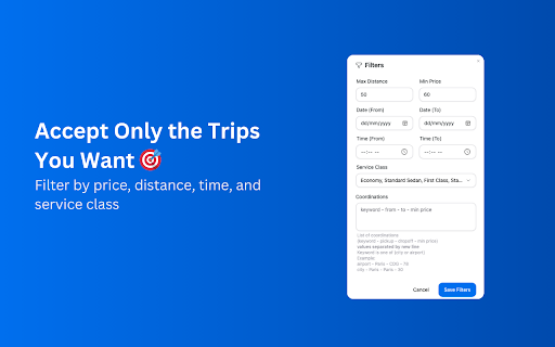 Transfeero Autopilot :: Auto catch Transfeero offers faster with smart filters, instant notifications, and detailed reports.