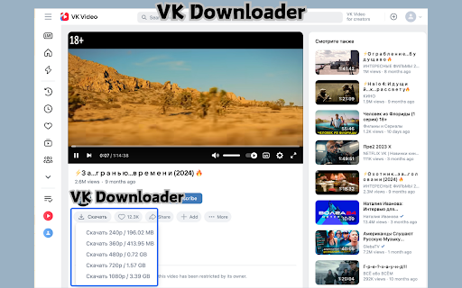 vk video downloader - vk downloader :: Download VK videos in HD quality. Save videos, music & photos from VK with one click. Fast, secure & free VK media downloader.