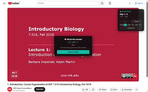 YouTube Notes to Anki Flashcards & Spaced Repetition — ClipMark :: Turn YouTube lectures into timestamped notes and Anki flashcards, lock them in with spaced-repetition review. No account needed.