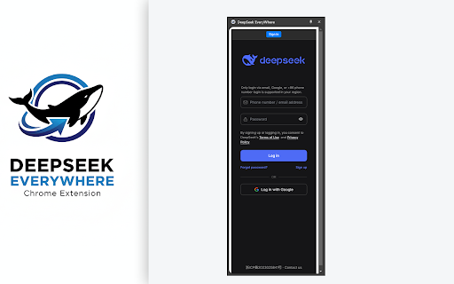 DeepSeek EveryWhere :: Deepseek Everywhere: You can use Deepseek as a newtab, popup, sidebar or window.