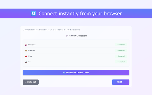 Expensator Lite :: Download invoices from Uber, Uber Eats, Deliveroo and G7