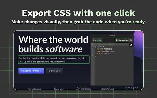 TurboStyle :: Effortlessly adjust styles, update text, swap visuals, and explore design ideas — right inside your browser.