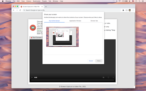 Screen Capture Recorder :: This recorder is a free recorder that can capture content of screen, individual windows or tabs. Save video to PC/Google Drive.