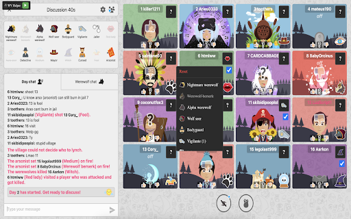 Wolvesville Overlay - Role Tracker :: Overlay for Wolvesville to track roles