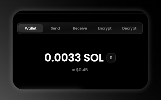 SHDWALLET :: Secure client-side Solana wallet generator with AES-256 encryption