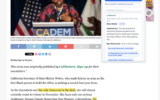 Fact GPT :: Analyzes news articles for bias and misinformation.