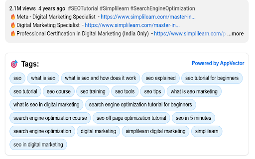 YouTube Tag Extractor :: Easily extract hidden tags from any YouTube video and capture clean screenshots.