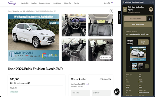 AMA (Auto Marketplace Agent) :: Automatically scrape product data and autofill Facebook Marketplace listings.