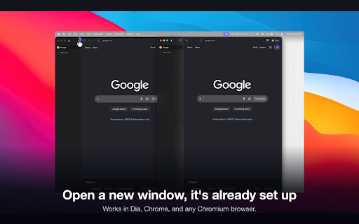 Sync Tabs Across Windows, Same Tabs in Every Window - Tabtwinsy :: Mirror the same tabs and tab groups across every browser window. Open a new window and your tabs are already there. Free and local.