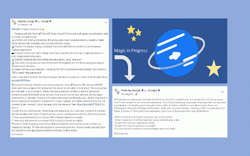 Sum-Thing :: Sum-Thing is a Chrome extension that quickly summarizes Facebook posts with one click, making social media browsing more efficient!
