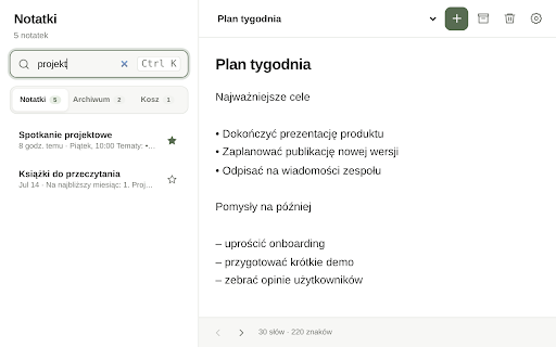NoteSlim :: A simple Chrome browser extension that enables quick creation and management of notes.