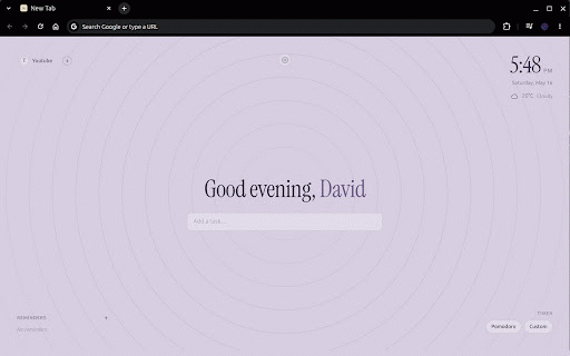 Minima - Your minimal homepage (No Ads) :: A beautifully minimal, fully-featured new tab page. No ads. No trackers. Completely free.