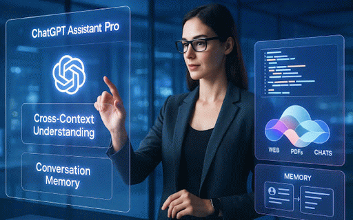 ChatGPT Assistant Pro :: Advanced AI assistant with YouTube analysis, smart suggestions, and interactive features