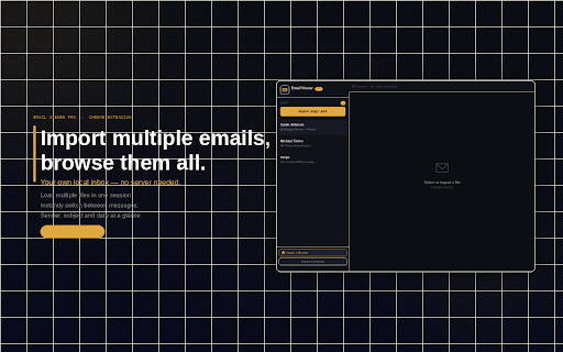 Email Viewer Pro :: Open and read Outlook (.msg) and (.eml) files directly in Chrome. - Last Updated 3.6.26