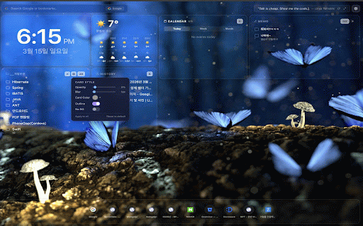 GalpiDock :: Customizable New Tab Dashboard with widgets