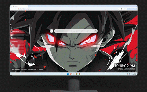 Goku Dark Glowing Eyes Live Wallpaper :: Witness Goku's dark transformation with piercing crimson eyes.
