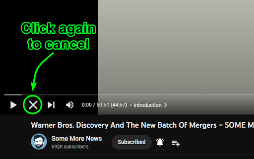 YouTube Chapter Pauser :: Stops YouTube video on a chosen chapter